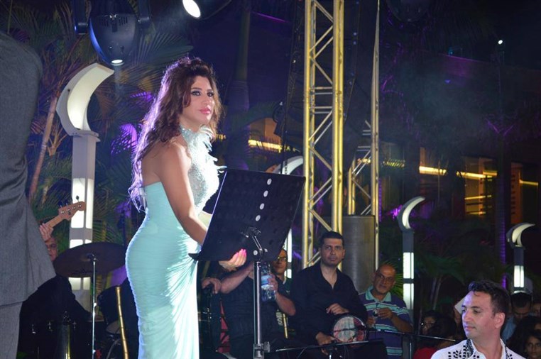 Najwa Karam at Larc Resort 